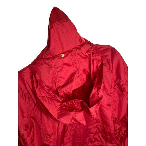 Snobbish Collection Red Lightweight Jacket.  Zip off hood Wind Breaker Rain LG‎ - Picture 12 of 12